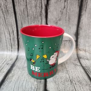 Peanuts SNOOPY As Santa Be Merry‎ Christmas Mug